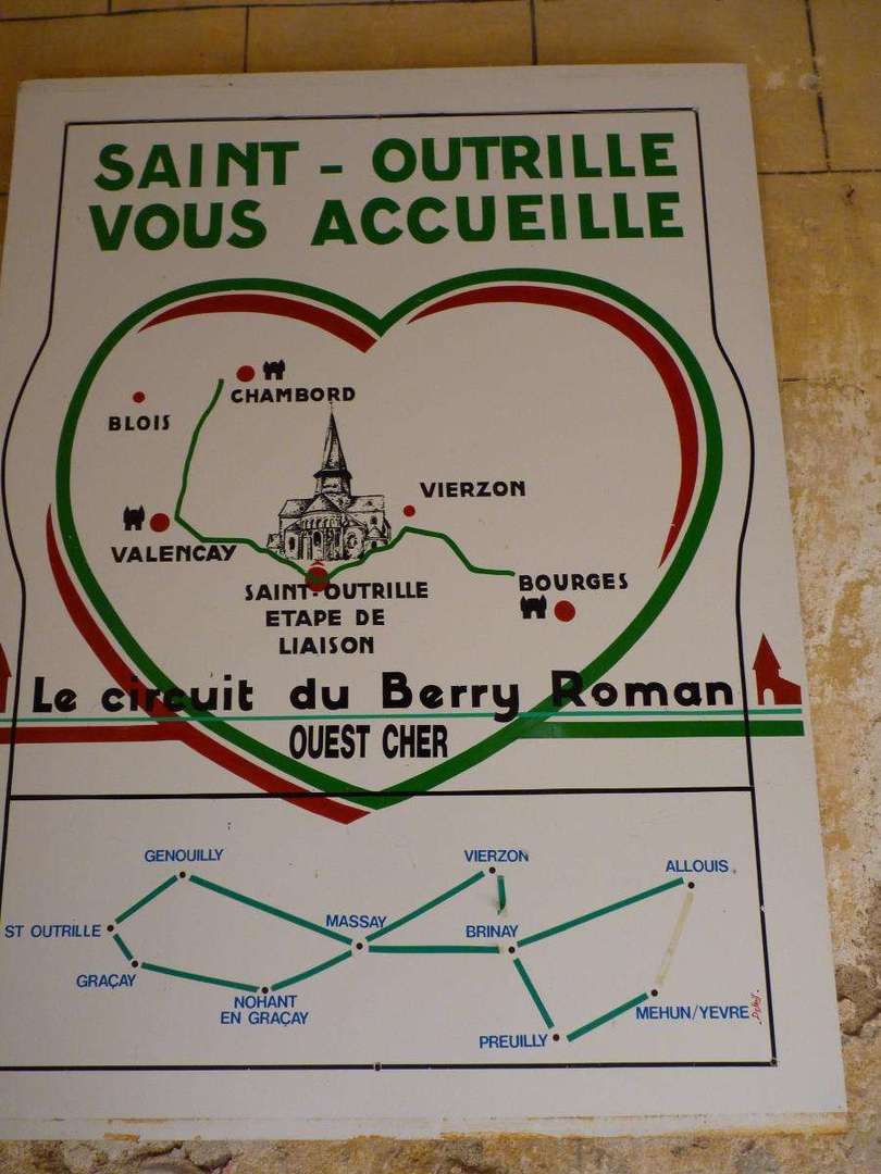 Collégiale Saint Outrille Lieux De Culte Saint Outrille 18310