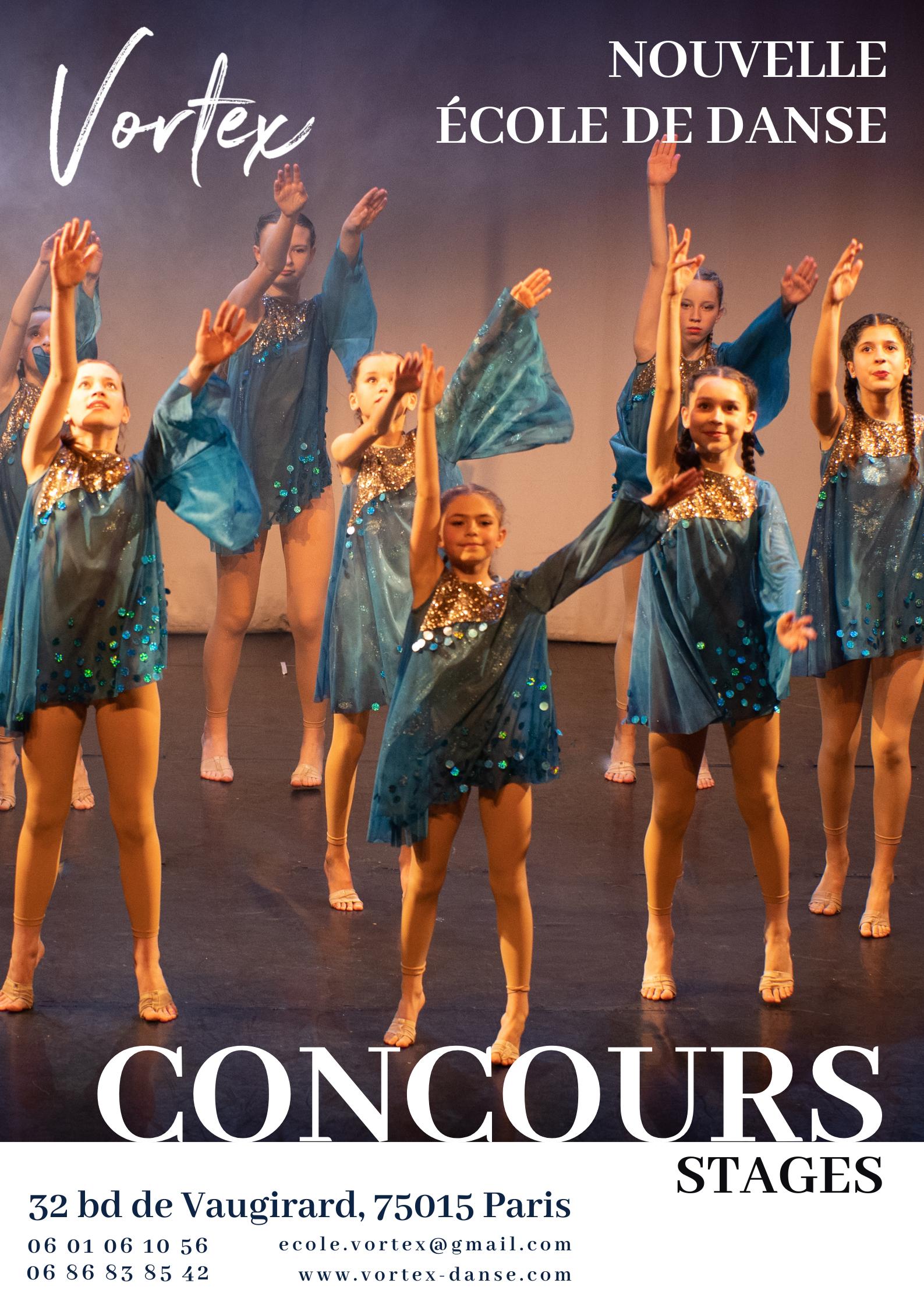 école De Danse Vortex Activité Pour Enfant Paris 15ème 75015 (adresse