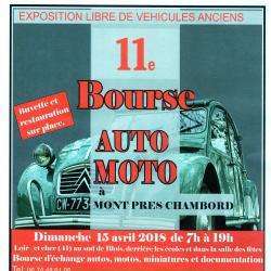 11° Bourse Auto & Moto Mont Près Chambord