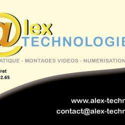 Cours et dépannage informatique Alex Technologie - 1 - Carte De Visite Alex Technologie - 