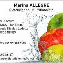 Diététicien et nutritionniste ALLEGRE Marina - 1 - 