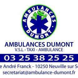 Ambulance Dumont Taxi Vsl Transport Assis De Malades Neuville Sur Seine