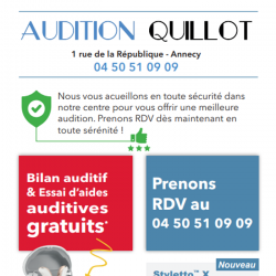 Audition Quillot Annecy