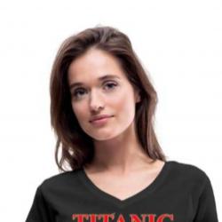 Vêtements Femme Boutique Titanic Spirit ® - 1 - Tee Shirt Titanic Femme Création Louis Runemberg Adagp  - 