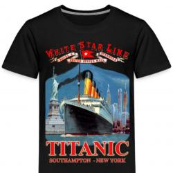 Vêtements Enfant Boutique Titanic Spirit  - 1 - Tee Shirt Titanic Création Louis Runemberg Adagp  - 
