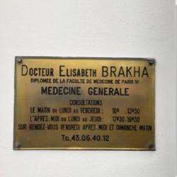 Médecin généraliste BRAKHA ELISABETH - 1 - 