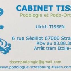 Cabinet De Podo-orthésie Tissen Strasbourg