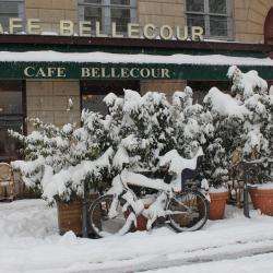 Salon de thé et café CAFE BELLECOUR - 1 - Café Bellecour Sous La Neige - 
