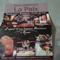 Cafe De La Paix Rennes