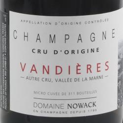 Champagne Nowack Vandières