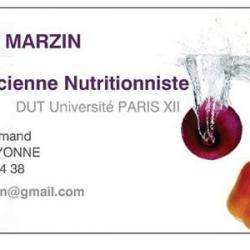 Diététicien et nutritionniste Claire MARZIN - Diététicienne - 1 - Carte De Visite - 