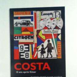 Costa   10 Ans Après César   Exposition  Biarritz