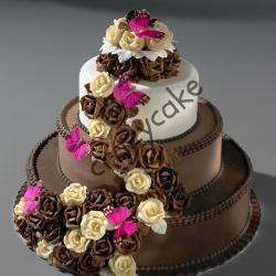 Boulangerie Pâtisserie Crazy Cake - 1 - Wedding Cake Trois Chocolats - 