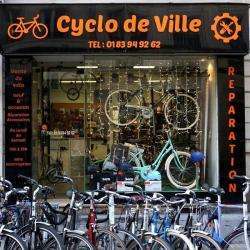 Vélo Cyclo de Ville - 1 - Vitrine Du Magasin Cyclo De Ville Paris 75010 - 