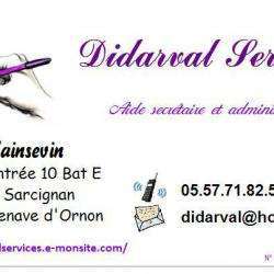Services administratifs DIDARVAL SERVICES - 1 - 