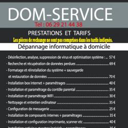 Commerce Informatique et télécom DOM-SERVICE - 1 - 