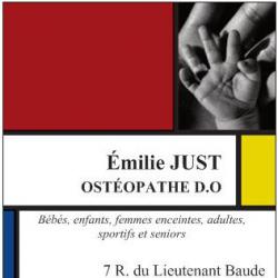 Emilie Just Ostéopathe D.o. Saint Martin Du Tertre