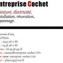 Entreprise Cochet  Peinture Electricité Paris