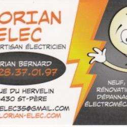 Electricien FLORIAN ELEC - 1 - Carte De Visite - 