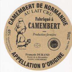 François Durand Camembert