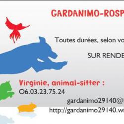 Garde d'animaux et Refuge Gardanimo-Rosporden fermé   - 1 - Carte De Visite - 