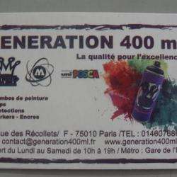 Géneration 400ml Paris