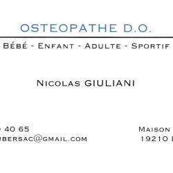 Ostéopathe Giuliani Nicolas - 1 - 