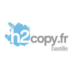 Photocopies, impressions h2copy Bastille - 1 - Logo H2copy Bastille Imprimerie Reprographie Paris - 