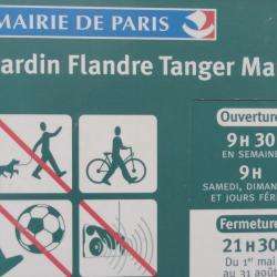 Jardin Flandre-tanger-maroc Paris