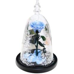 Fleuriste LA ROSE ETERNELLE - 1 - Rose Eternelle La Belle Et La Bête Bleue - 