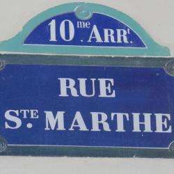 La Rue Sainte Marthe Paris