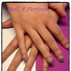 Manucure Onglerie Bell'A Perfect - 1 - Pose Cyanoline Avec Nail Art - 