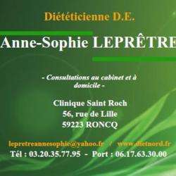 Diététicien et nutritionniste Leprêtre Anne-Sophie - 1 - 