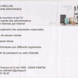 Services administratifs lorillon nathalie - 1 - Flyer Distribué Dans Le Quatier De L'église - 