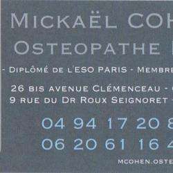 Mickaël Cohen Ostéopathe D.o. Hyères