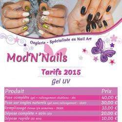 Manucure Mod'N'Nails - 1 - Tarifs 2015 Gel Uv - 