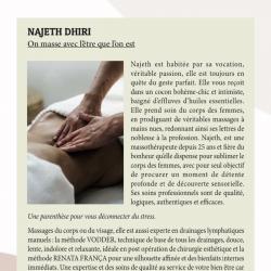 Massage Najeth DHIRI Drainage Lymphatique Manuel RÉNATA FRANÇA & VODDER - FACIALISTE - 1 - 