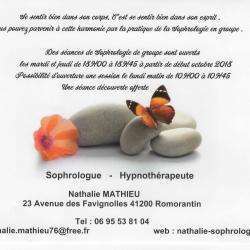 Mathieu Nathalie Sophrologue Hypnothérapeute Romorantin Lanthenay