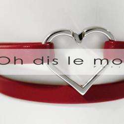 Bijoux et accessoires Oh dis le moi - 1 - Bracelet Coeur D'oh Dis Le Moi, En Argent Rhodié, Paris 75006, Créatrice Valérie Bochenek - 