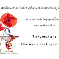 Pharmacie et Parapharmacie Pharmacie des Coquelicots | Pharmacie Wellpharma - 1 - 