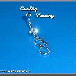 Bijoux et accessoires Quality Piercing France - 1 - Piercing Nombril Acier Chirurgical - 