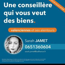 Sarah Jamet Conseillère En Immobilier Iad France Valenciennes Famars