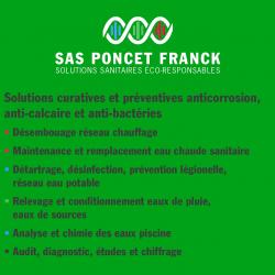 Centres commerciaux et grands magasins SAS Franck Poncet - Spécialiste en  traitement de l'eau - 1 - 