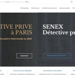 Sécurité SENEX Détective privé - 1 - Site Web Du Cabinet Senex - 