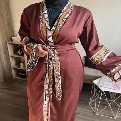Sold By Ni' - Kimono Abaya En Wax - Paris 20ème