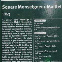 Square Monseigneur Maillet  Paris