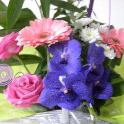 Fleuriste subbio fleurs - 1 - Gerbera, Rose Aqua, Et La Magnifique Orchidée Wanda. - 