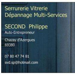 Svd Second Serrurier Vitrier Chazay D'azergues