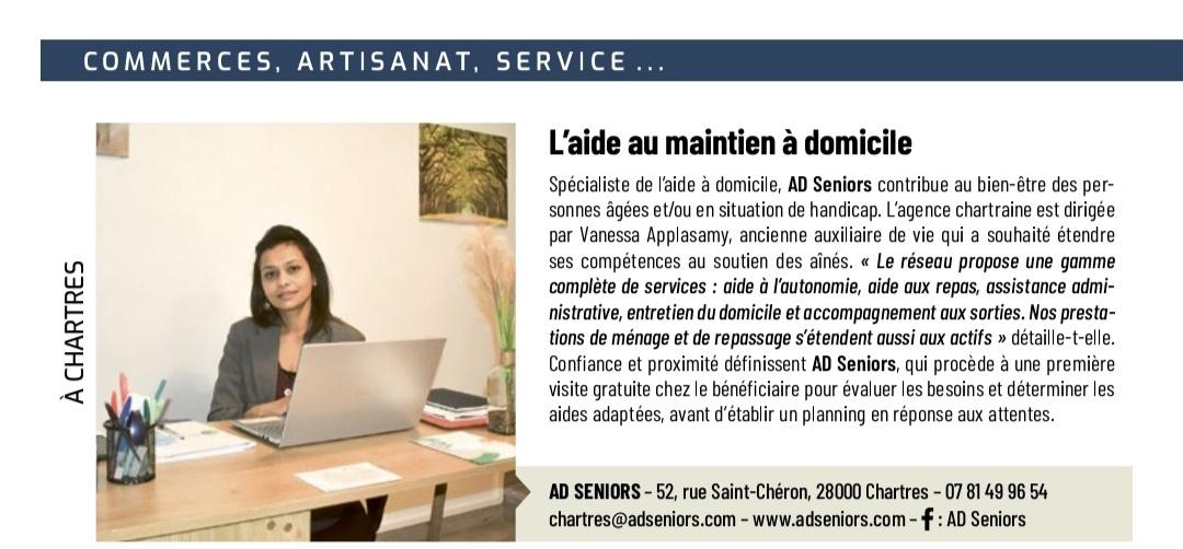Ad Seniors - Aide A Domicile - Chartres Chartres