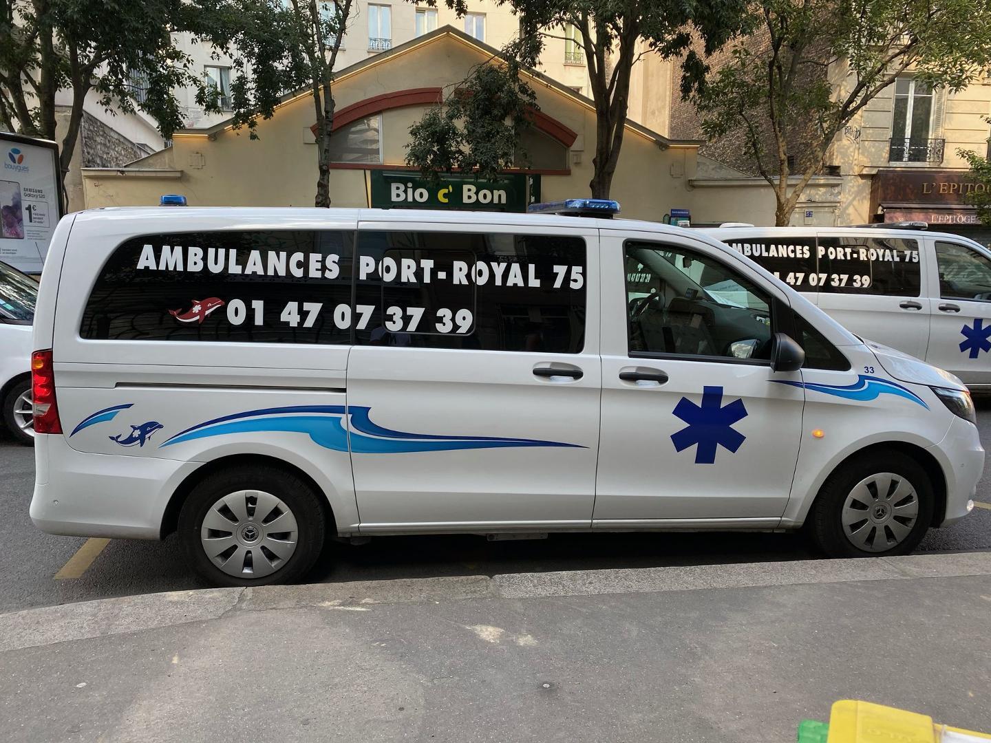 Ambulances Port Royal 75 Paris